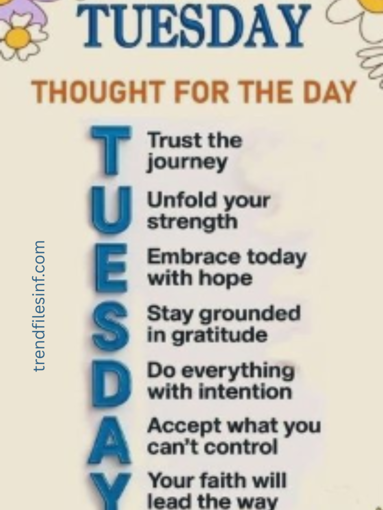 Tuesday Afternoon Blessings