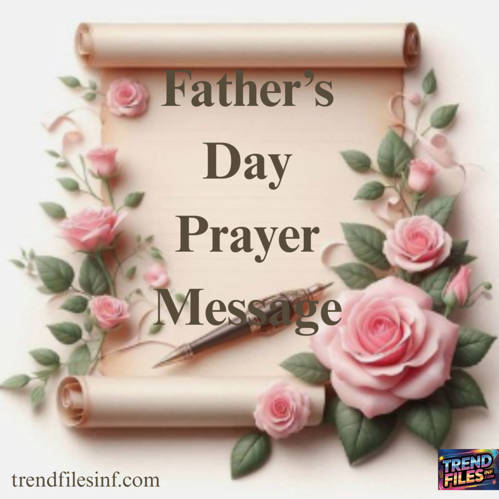Father’s Day Prayer Message