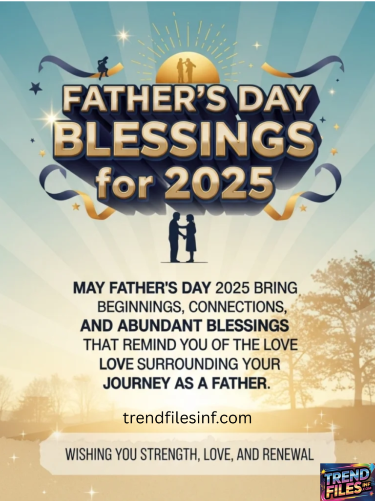 Father’s Day Blessings for 2025
