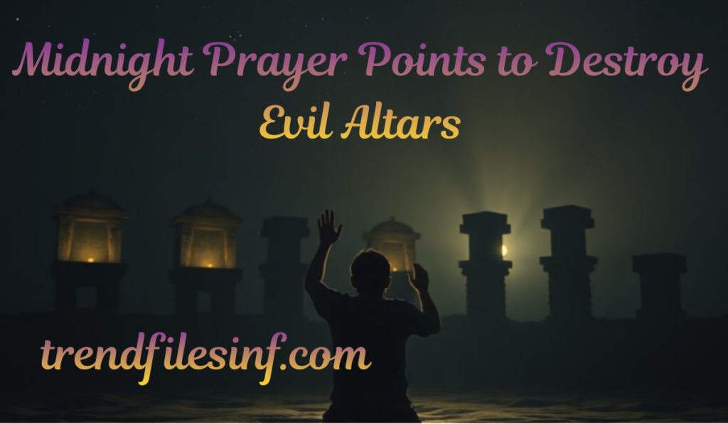  Points to Destroy Evil Altars