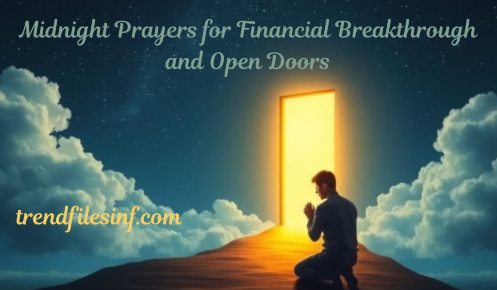 Financial Breakthrough and Open Doors