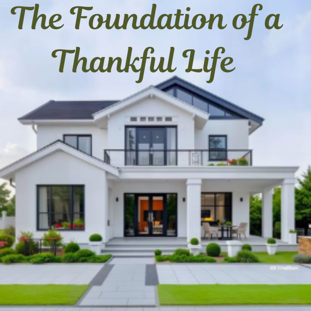 The Foundation of a Thankful Life
