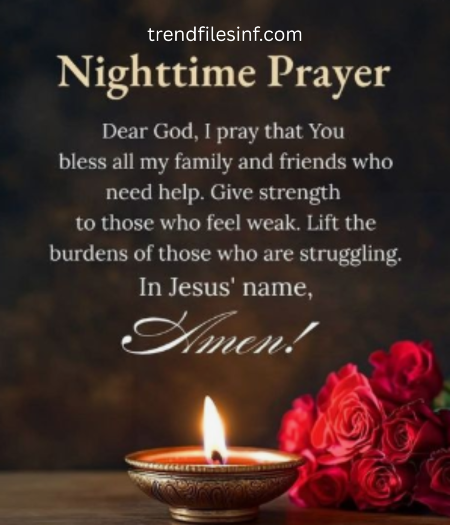 Heartfelt Good Night Prayers