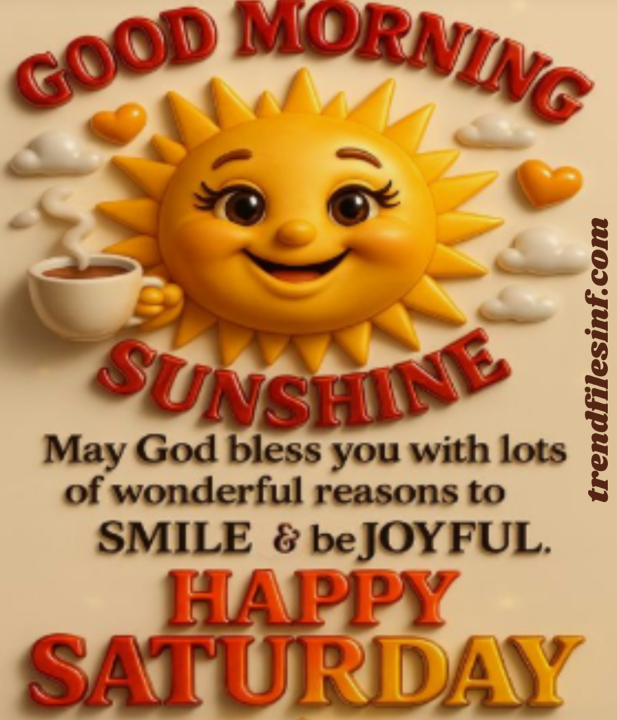 Saturday Morning Blessings