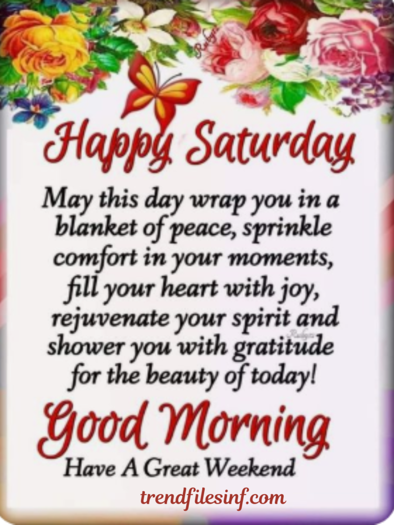 Saturday Blessings Quotes 