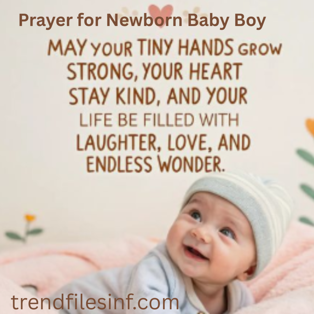 Prayer for Newborn Baby Boy