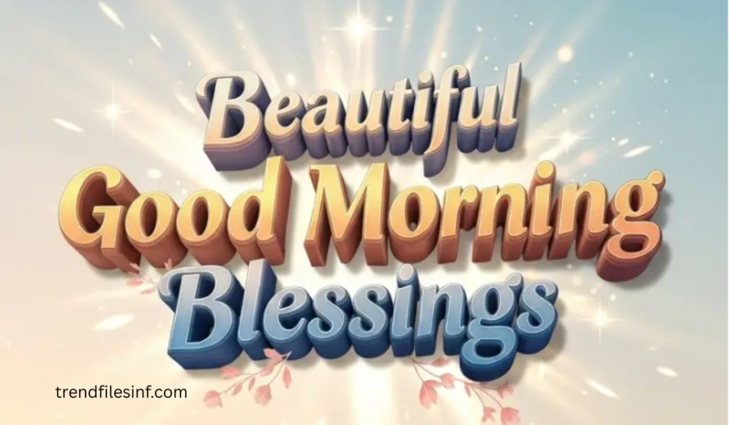 Beautiful Good Morning Blessings