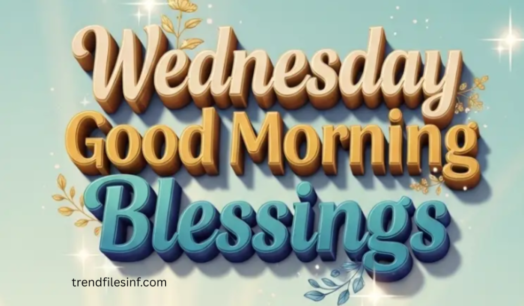 Wednesday Good Morning Blessings