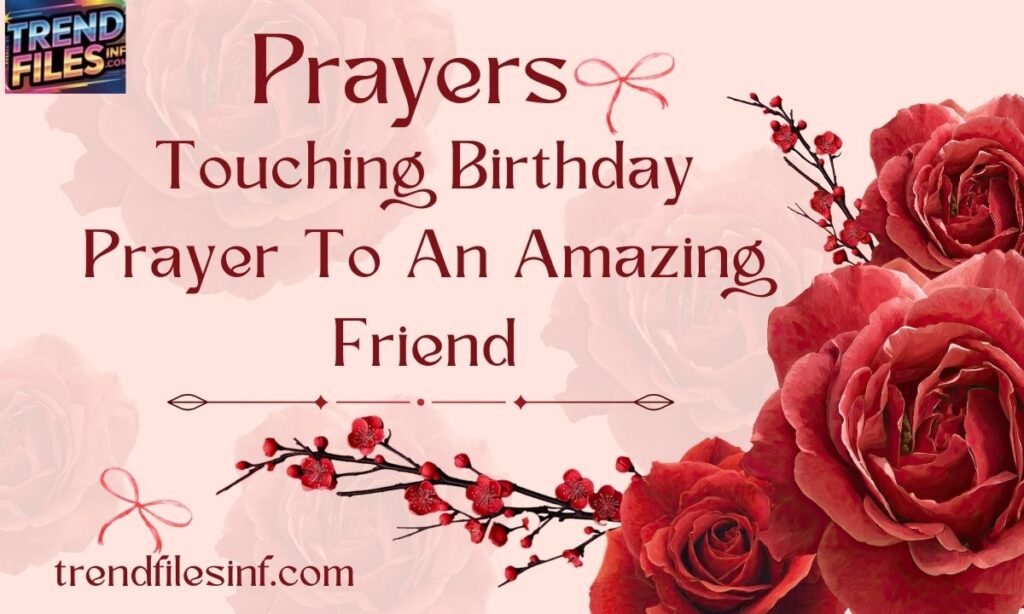 Touching Birthday Prayer 