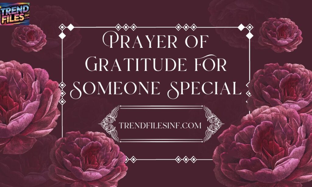 Prayer Of Gratitude