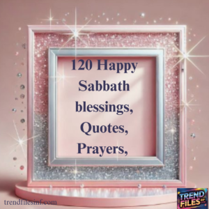 Happy Sabbath blessings