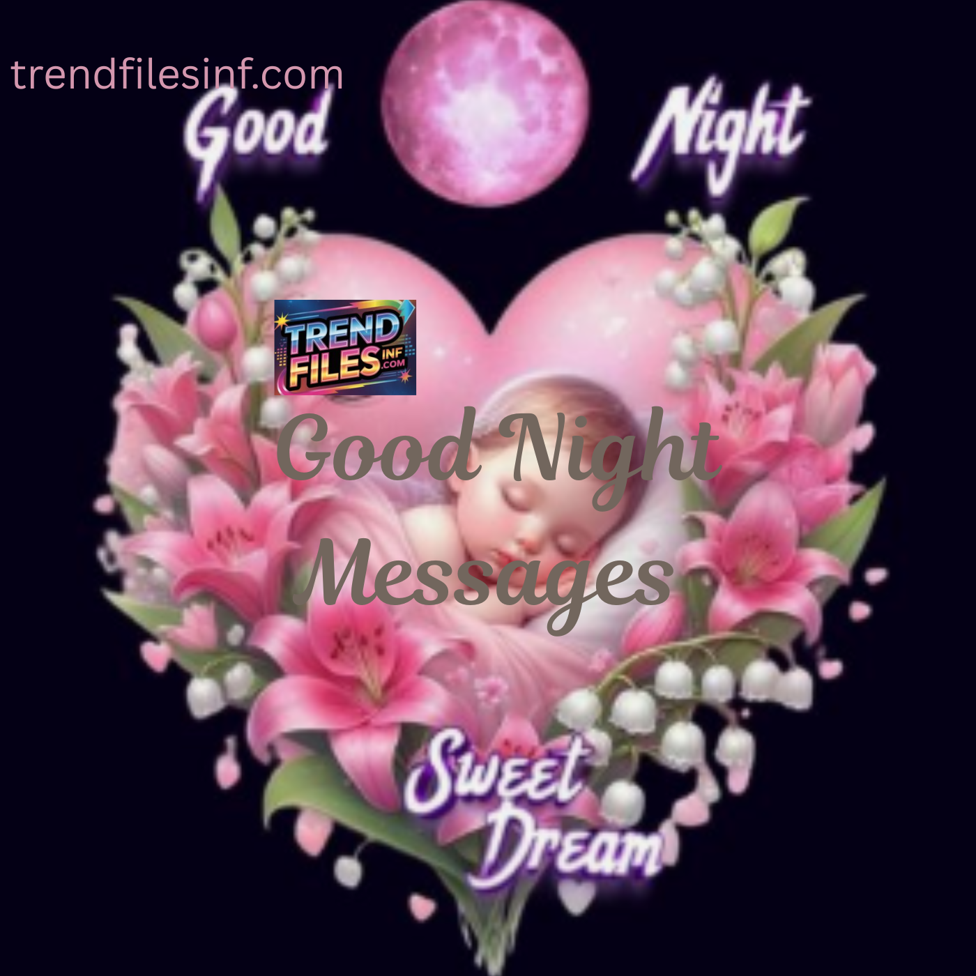 100 Good Night Messages To Make Their Night Special - The XO Factor, image size:1400x1400