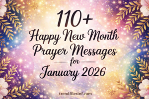 Happy New Month Prayer